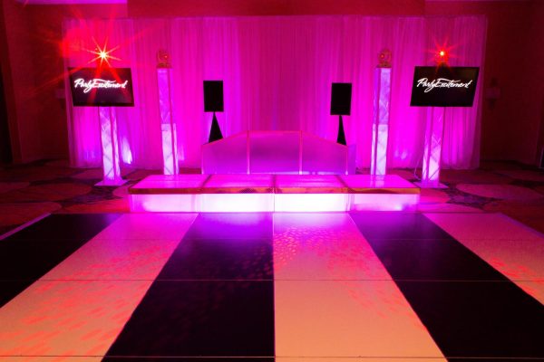 Deluxe DJ Booth with Pro LS, Video Dance Party, & Deluxe Lighted Stages