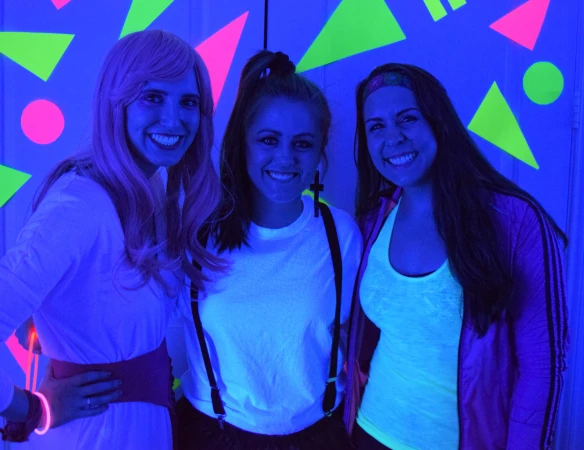 3 Women UV Blacklight